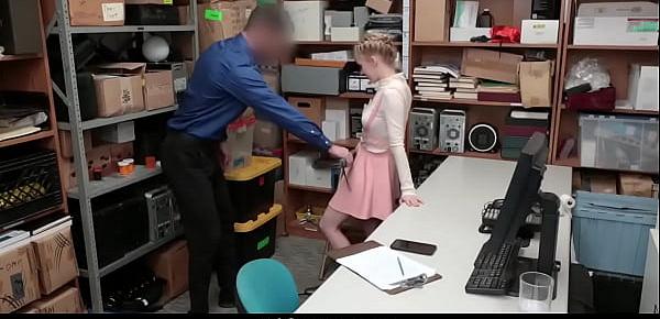  Hot teen Caught Shoplifting and Got The Punishment